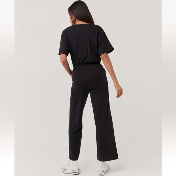 Pact Charlie Jumpsuit Black Sz Medium - Picture 2 of 16